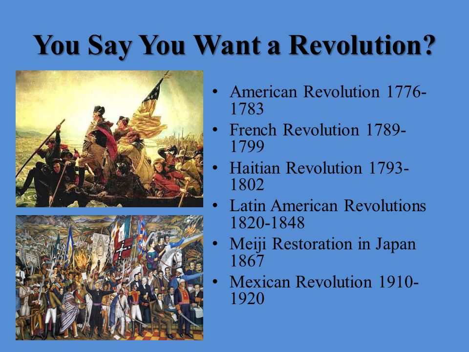 A comparison of the mexican independence revolution and the haitian revolution